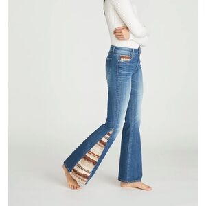 DRIFTWOOD Farah Flare Denim Birch Iris